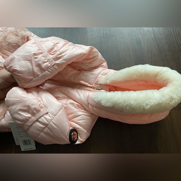 •NWT•Jessica Simpson Infant Girl Snow Suit Pram- ‘Blush Pink’ - Picture 6 of 14